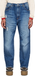 BLUEMARBLE Blue Trompe L'œil Jeans