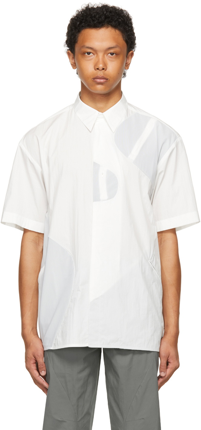 Post Archive Faction (PAF) White 4.0 Center Short Sleeve Shirt