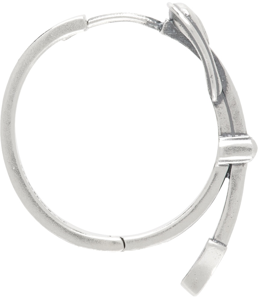 Photo: KUSIKOHC SSENSE Exclusive Silver Belt Single Earring