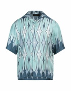 Amiri Mens Shirt Turquoise