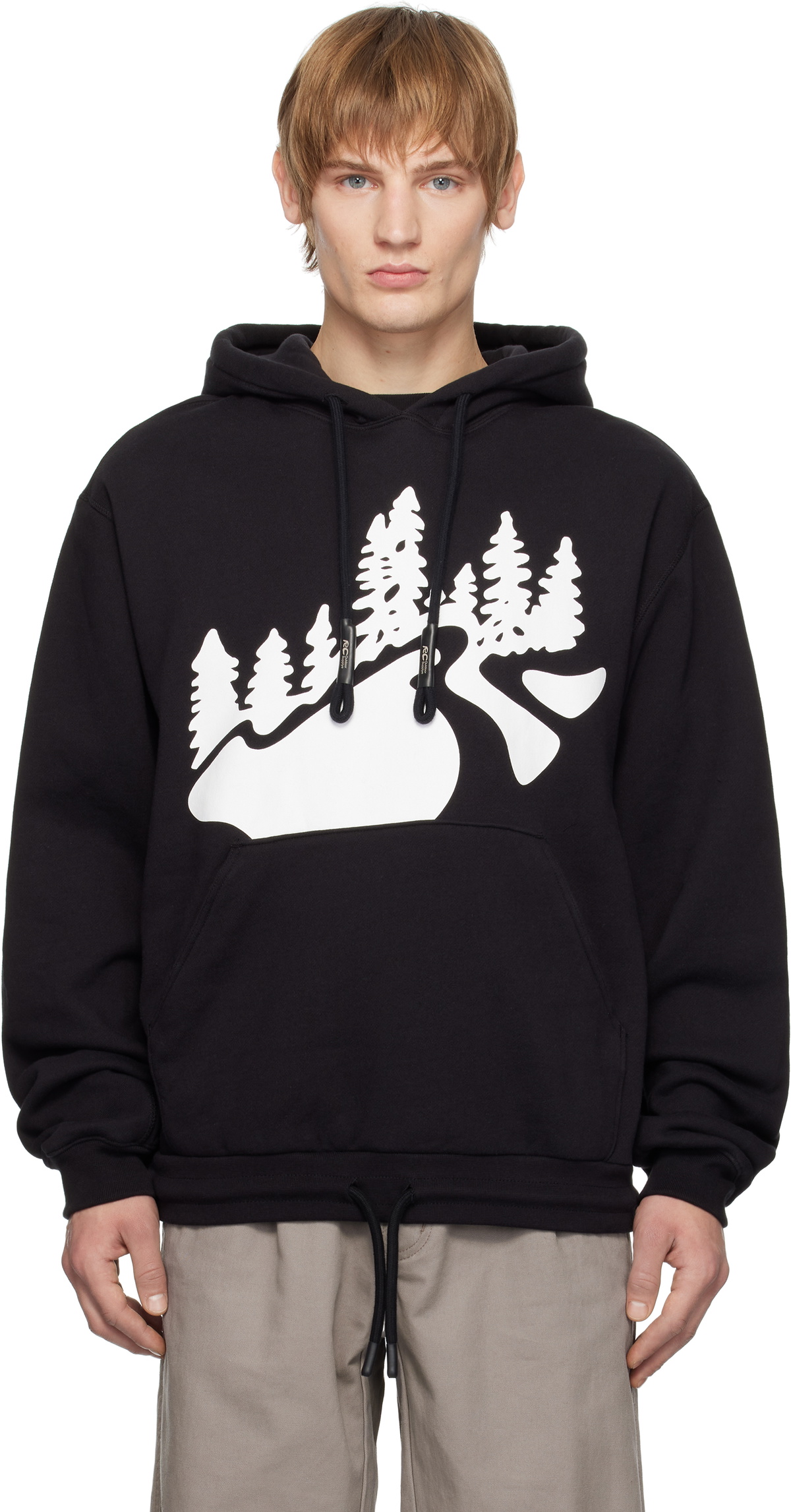 RCOS Black 'Outdoor Supply' Hoodie