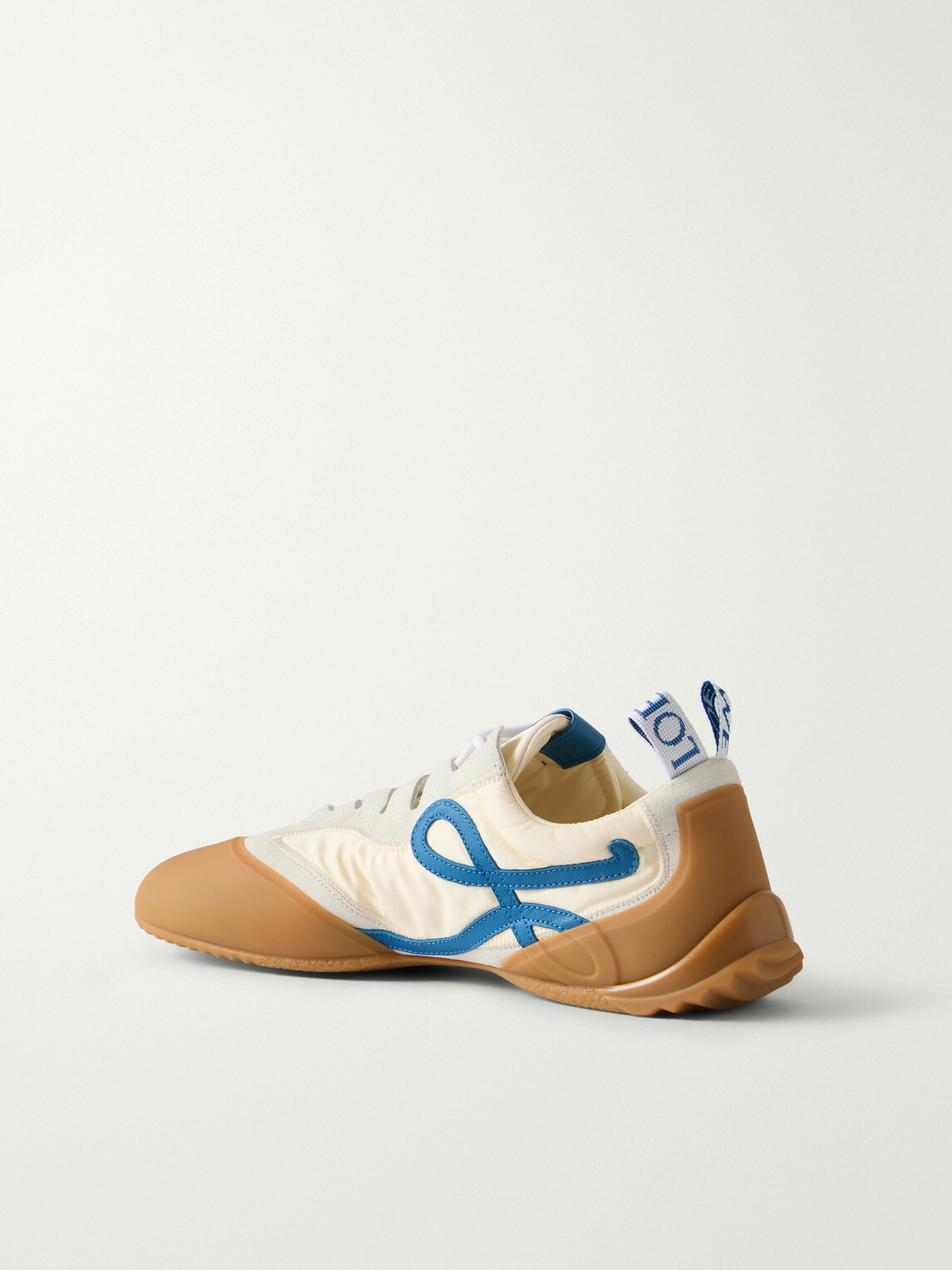 LOEWE - Grip Suede-Trimmed Nylon Sneakers - White