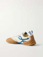 LOEWE - Grip Suede-Trimmed Nylon Sneakers - White