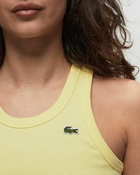 Lacoste T Shirts & Rollis Yellow - Womens - Tops & Tanks