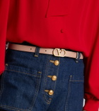 Valentino Garavani VLogo reversible leather belt