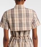 Burberry Burberry Check cotton minidress