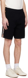 Burberry Black Check Trim Shorts