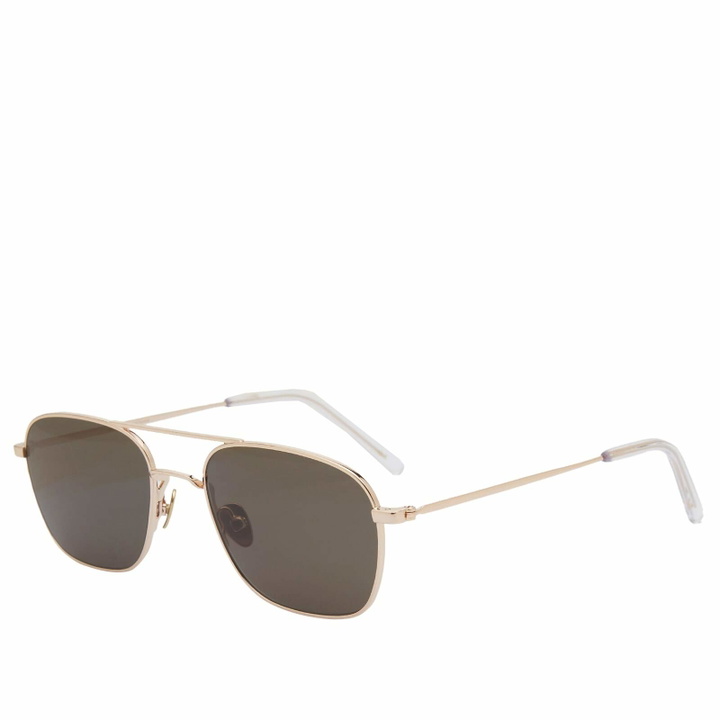Photo: Monokel Dion Sunglasses in Gold/Green 