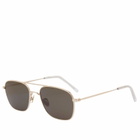 Monokel Dion Sunglasses in Gold/Green 