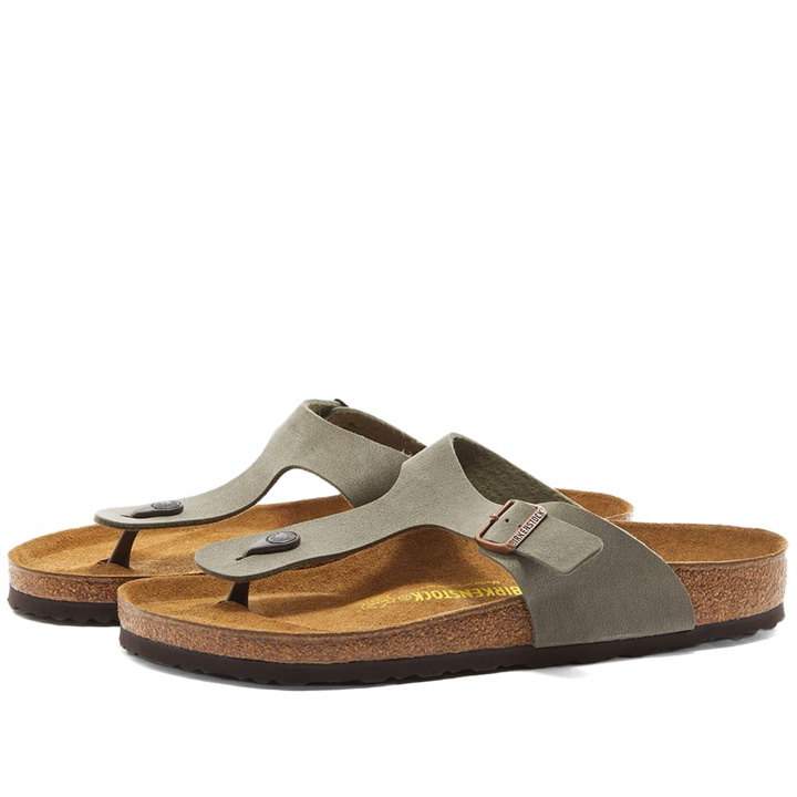 Photo: Birkenstock Gizeh in Stone Birkibuc