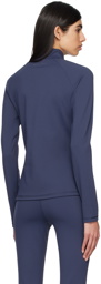 Outdoor Voices Navy 1/4 Zip Sweater