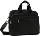 BOSS Black Removable Shoulder Strap Document Briefcase