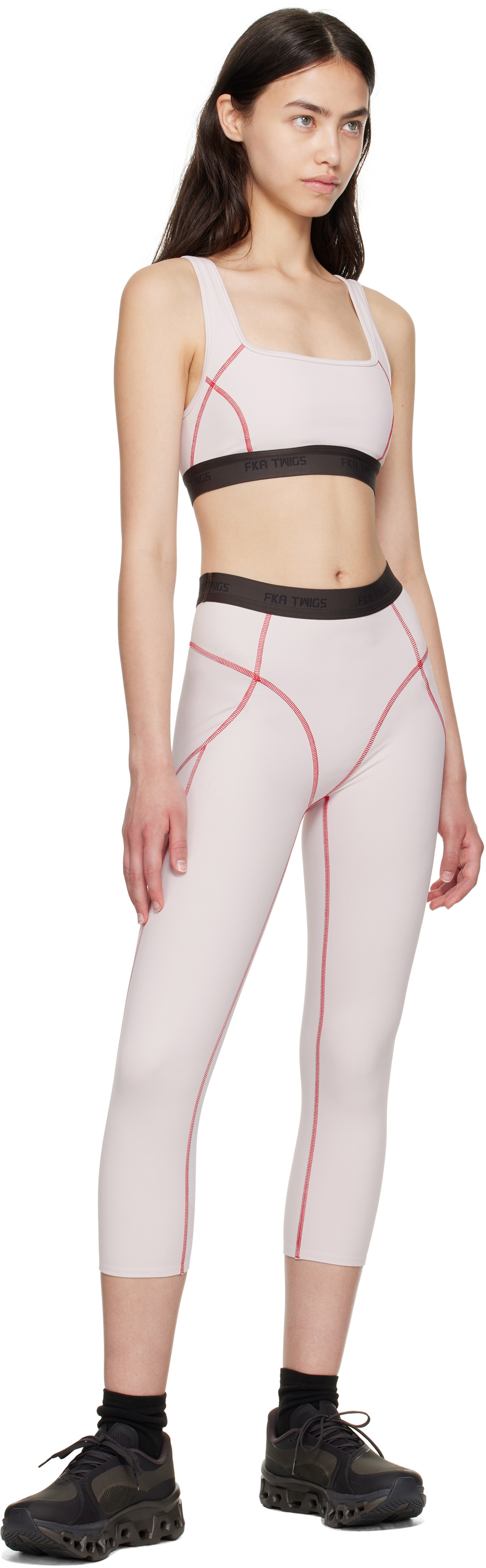 On Pink FKA twigs Edition Studio Sport Leggings