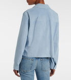 Tom Ford Cropped suede blouson jacket
