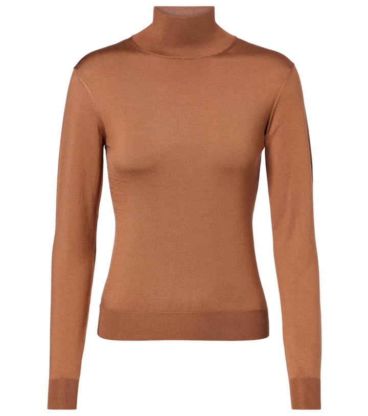 Photo: Ralph Lauren Collection Silk-blend jersey sweater