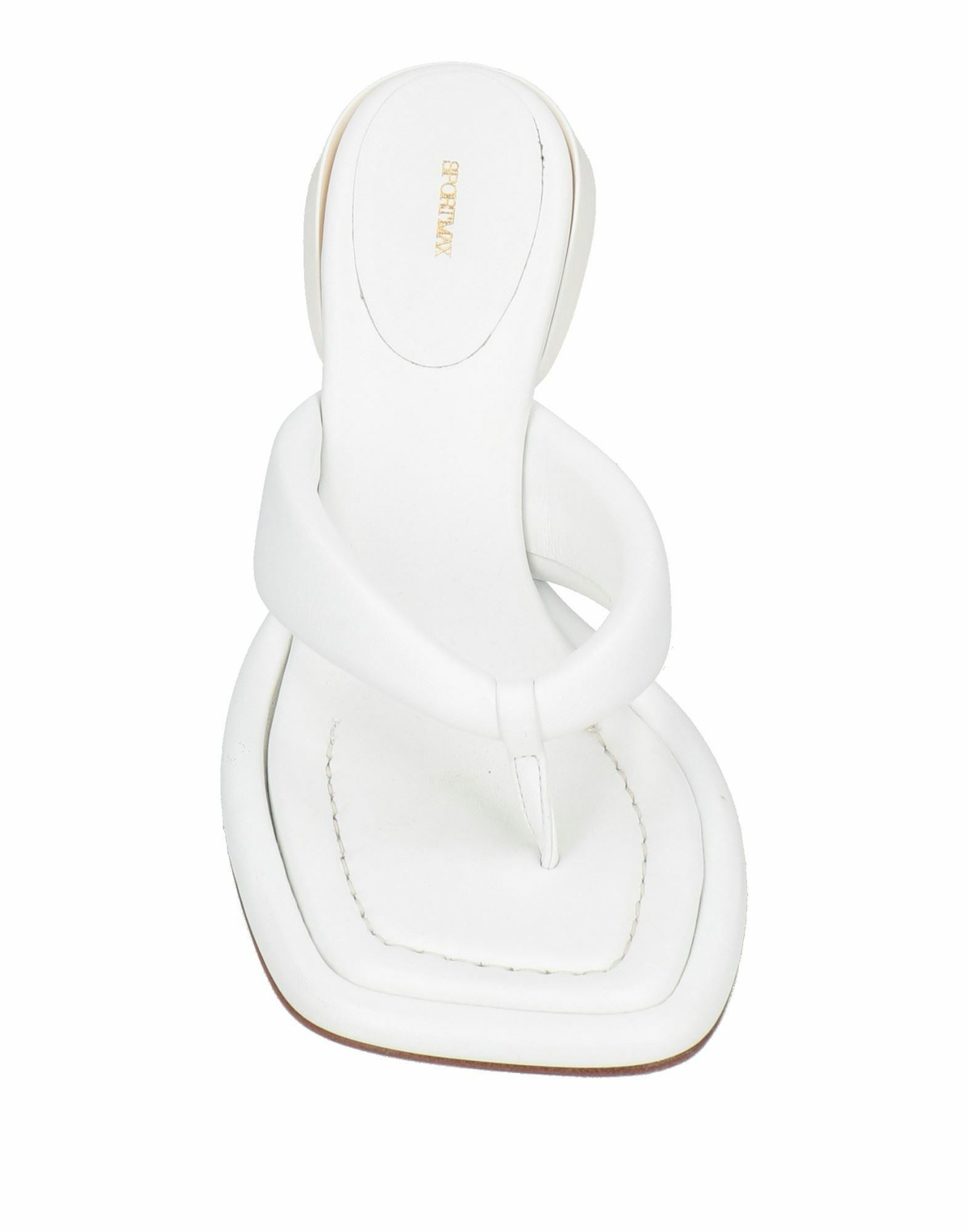 Sportmax Womens Thong sandal in White