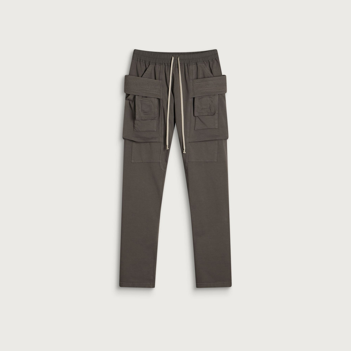 Rick Owens DRKSHDW Men's Creatch Creah Cargo Trousers in Gravel