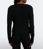 Leset Lauren jersey wrap top