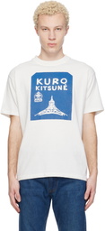 Maison Kitsuné White KURO Edition Tokyo-Paris Crossroads Vintage Wash T-shirt