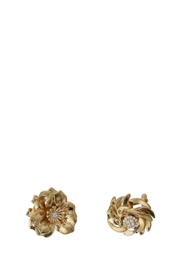 Photo: Miu Miu Mental Earrings With Crystals
