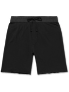 James Perse - Supima Cotton-Jersey Drawstring Shorts - Black