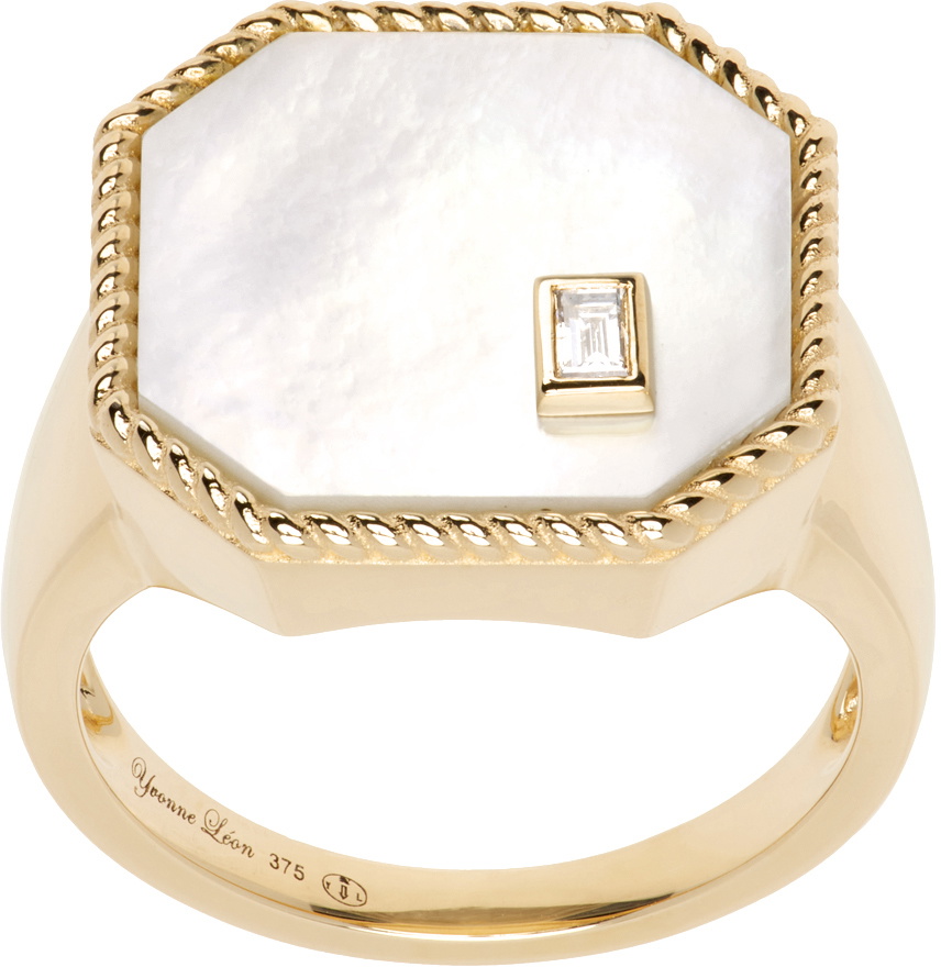 【関税込み】Yvonne Leon ゴールド Chevaliere Octo リング gold-chevaliere-octo-ring.jpg