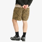 Brain Dead Men's Twill Climber Shorts in Leopard
