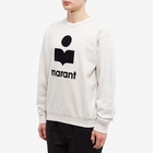 Isabel Marant Men's Mikoy Logo Crew Sweat in Ecru