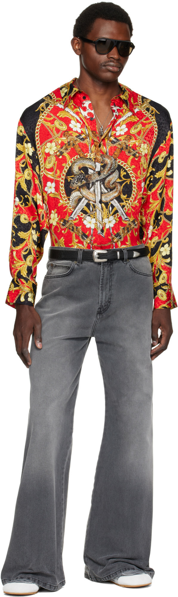 LU'U DAN Red Slim Fit Shirt