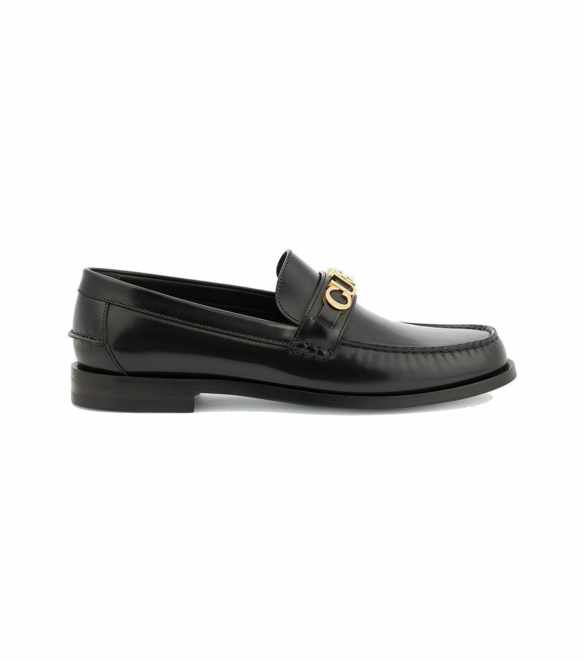 Gucci - Logo leather loafers Gucci