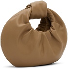 GIA STUDIOS Brown Vegan Leather Mini Knotted Bag