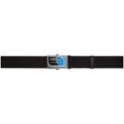 Prada Black Cube Logo Belt
