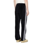 Needles Navy Velour Narrow Butterfly Track Pants