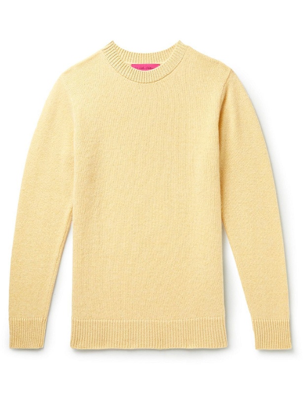 Photo: The Elder Statesman - Cashmere Sweater - Yellow