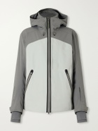 BOGNER - Fenno-T Hooded Logo-Embossed Stretch-Twill Padded Ski Jacket - Gray