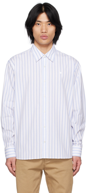 Photo: Acne Studios White Stripe Shirt