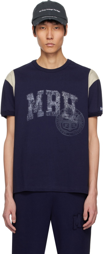 Photo: MISBHV Navy 'MBH' Teddy T-shirt