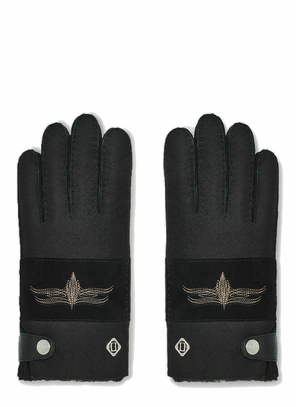 Photo: Embroidery Gloves in Black