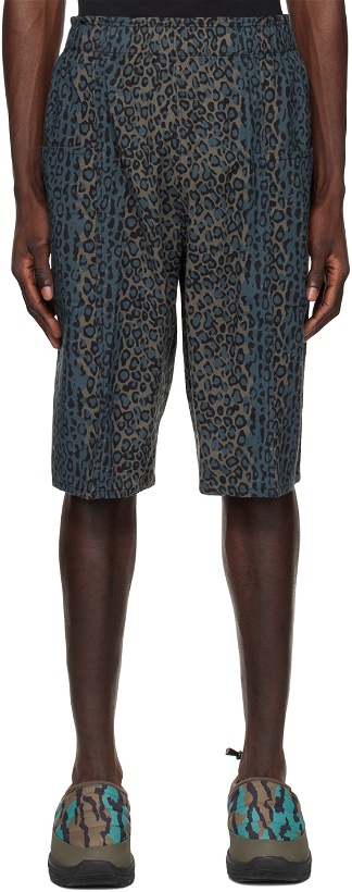 Photo: South2 West8 Blue Graphic Shorts