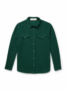 God's True Cashmere - Cashmere-Gauze Shirt - Green