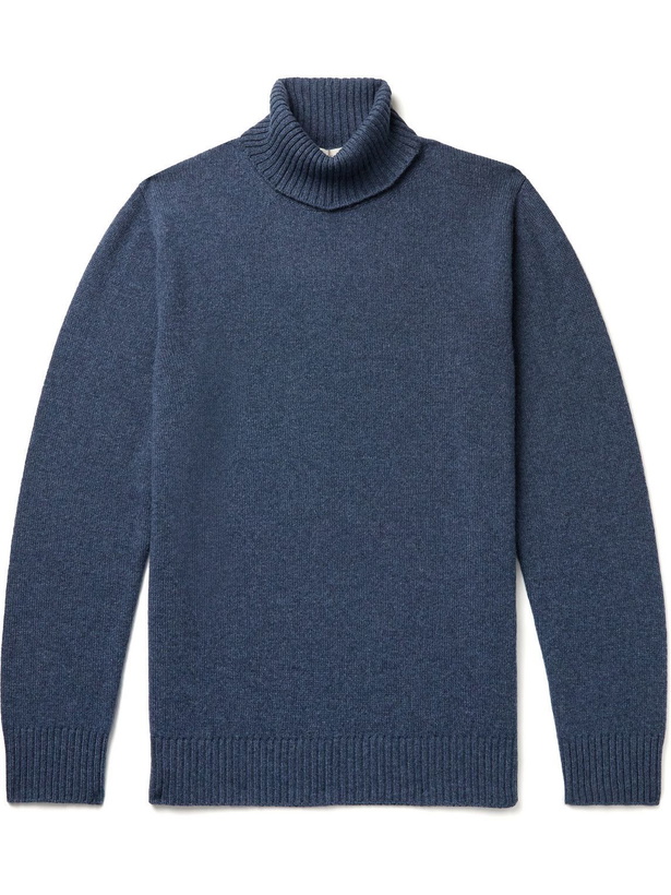 Photo: Altea - Cashmere Rollneck Sweater - Blue