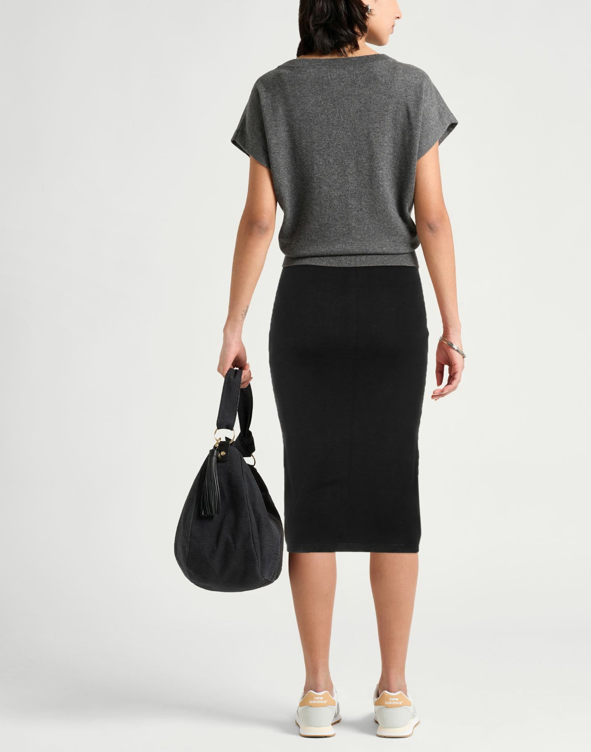 Crossley Womens Midi skirt in Black