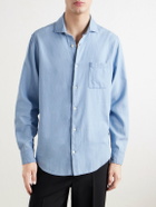 Frescobol Carioca - Emilio Cotton-Twill Shirt - Blue