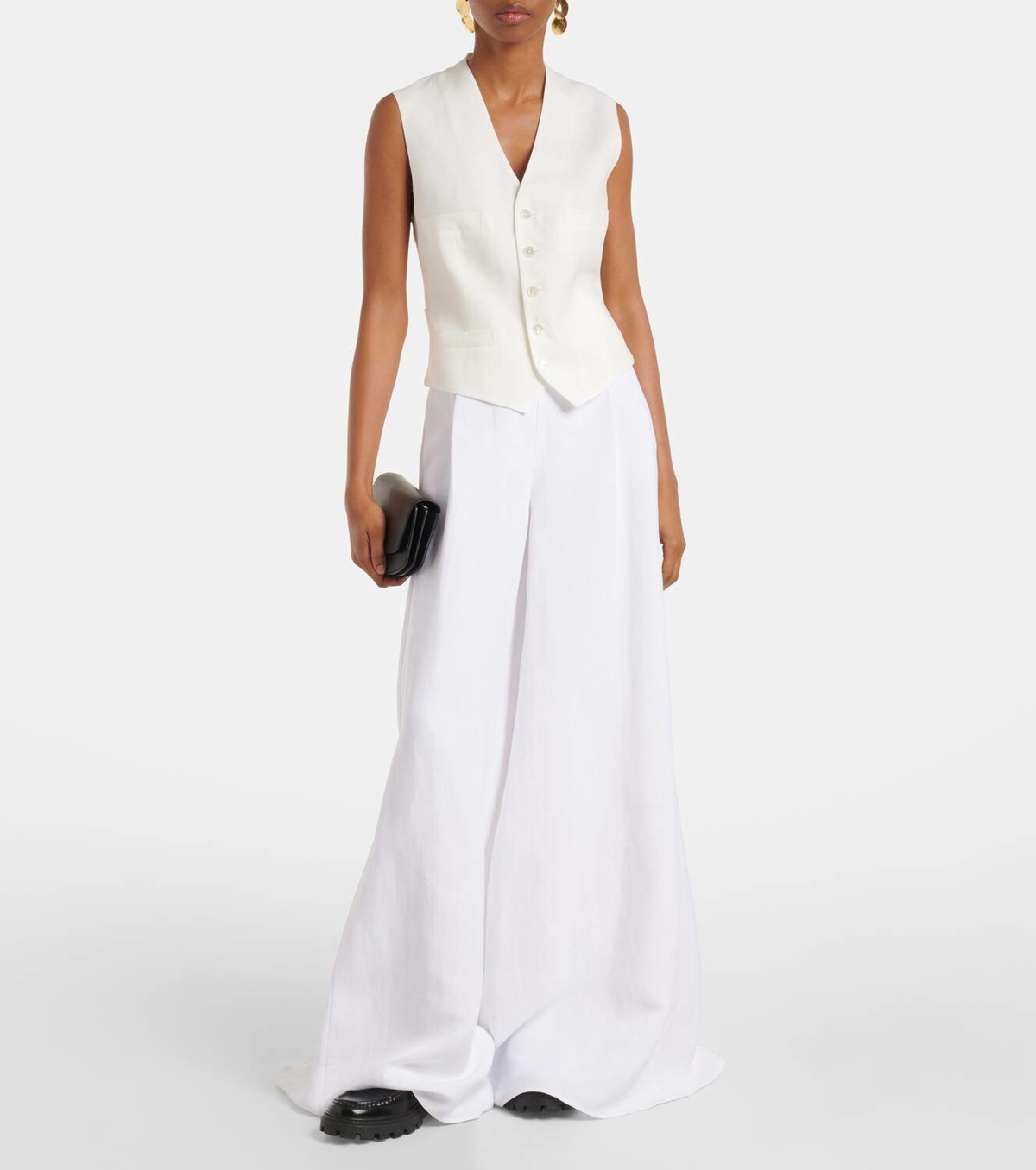Ralph Lauren Collection Jaiden linen vest