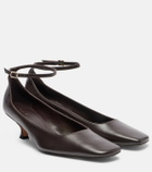 Calvin Klein Collection Anna leather pumps