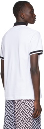 Versace Jeans Couture White 'Piece Number' Polo