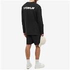 Y-3 Men's Long Sleeve Graphic T-Shirt in Black