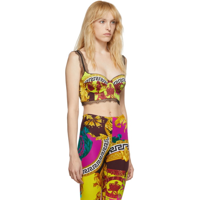 Voyage Barocco Print Leggings - print Pants & Shorts