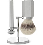 Mühle - Three-Piece Chrome-Plated and Anodised Aluminium Hexagon Shaving Set - Colorless