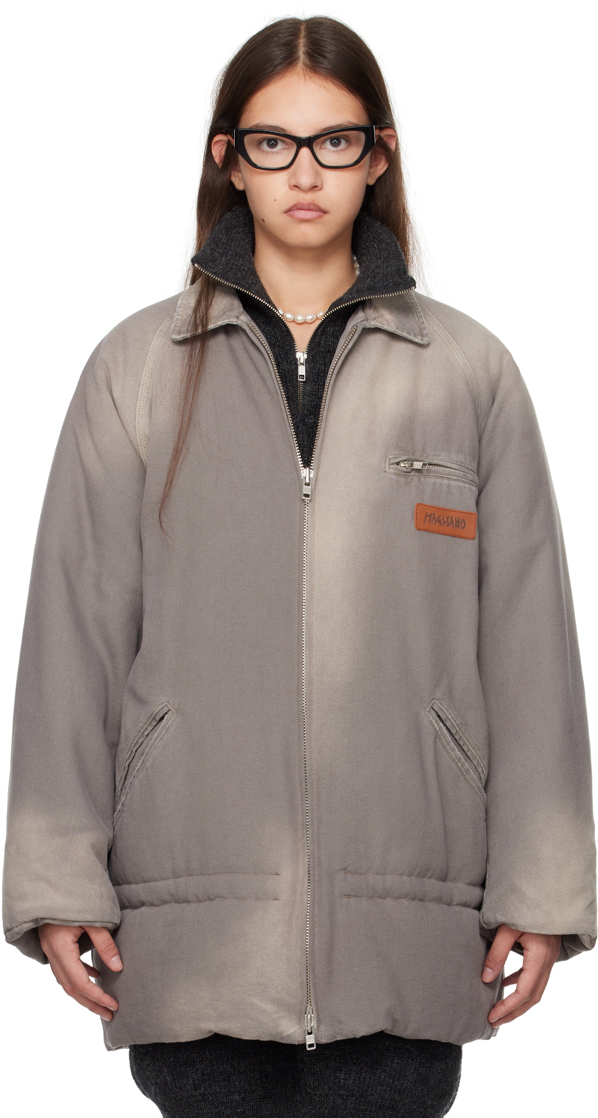 Magliano Taupe Protesta Work Jacket Magliano